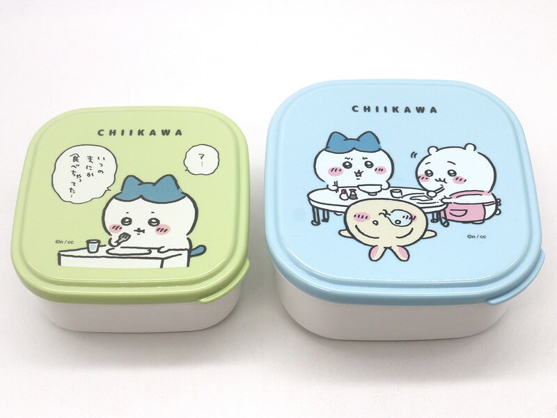 ちいかわ シール容器 2個セット ランチボックス 入れ子式 弁当箱 シールケース キャラクター グッズ 人気 かわいい 子ども レディースのサムネイル