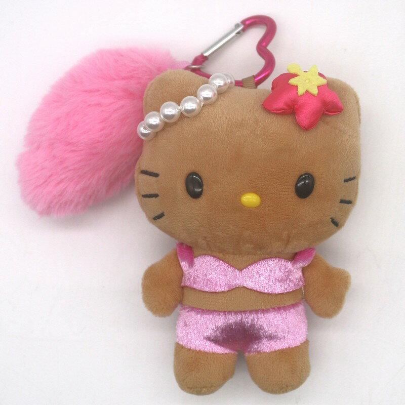 ハローキティ しっぽ付き マスコットキーホルダー 日焼け ぬいぐるみ ボールチェーン サンリオキャラクターズ グッズ プレゼント 人気 sanrio かわいいのサムネイル