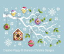 フランス 輸入 クロスステッチ【Christmas Branch】◆クリスマスブランチ◆ チャート 図案 シャノンクリスティーン 可愛い 図案 子供たち 人気 ...