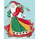 フランス 輸入 クロスステッチ【Jolly Santa】◆ジョリサンタ◆ チャート 図案 シャノンクリスティーン 可愛い 図案 子供たち 人気 手芸 刺繍 DM...
