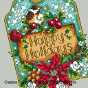 フランス 輸入 クロスステッチ【Chickadee Gift Tag】◆チカディーギフトタグ◆ チャート 図案 シャノンクリスティーン 可愛い 図案 子供たち ...