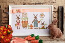 ★イタリア クロスステッチ マダムシャンティ Madame Chantilly 図案 【Carrots for Sale】◆にんじん専門店◆チャート 輸入クロス...