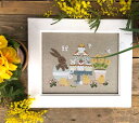 ★イタリア クロスステッチ マダムシャンティー Madame Chantilly 図案 【Spring Corner】◆スプリングコーナー◆チャート 輸入クロスステッチ 輸入刺繍 輸入図案 可愛い 愛 ロマンチック 癒し 人気 ハート 手芸 刺繍 DMC