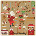 フランス 輪入クロスステッチ ペレット サモイロフ◆Santa's Work shop【サンタのワークSHOP】クロスステッチ チャート 図案 サモイロフ サモ...