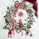 ★2024NEW★フランス 輪入クロスステッチ ペレット サモイロフ【Big Bow Christmas Wreath】◆大きなリボンのクリスマスリース◆クロス...