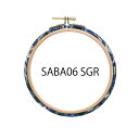 ★2023NEWカラー登場!★◆DMC × SABAE◆ 鯖江 刺繍枠 SABAE プレミアムフープ【SGR】（スモーキーグリーン） クロスステッチ 刺繍 フランス 刺繍用具 刺しゅう用品 フープ おしゃれ ギフト