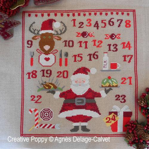 tX NXXeb` Agnes Delage-Calvet AjGXEh[WEJF ySanta's baking - Advent calendarzT^َ̂q - AhxgJ_[`[g } hイ hJ DMC ANXXeb`