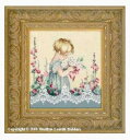 ★再入荷!◆英国 Lavender&lace ラベンダー&レース◆Emma's Garden◆ 【エマの庭】クロスステッチ 図案 チャート 刺しゅう 人気 ハート 手芸 刺繍 DMC 輸入クロスステッチ 輸入刺繍 輸入チャート 輸入図案 女性 子供 鳥 イギリス クイーン 貴族 気品