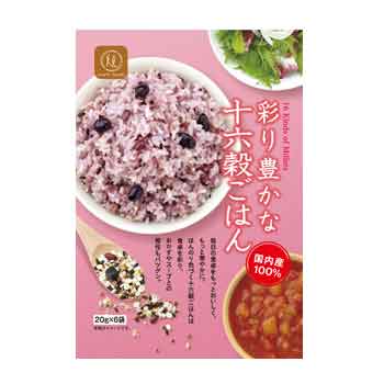 彩り豊かな十六穀ごはん 120g×36個セット国内産原料をブレンド おかずやスープと おかずによく合う五穀ごはん 4970805010633 送料無料
