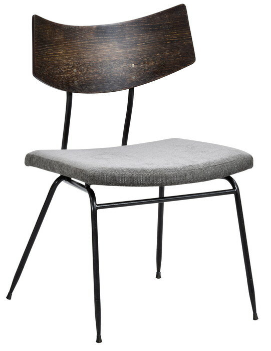 【直送品・大感謝価格】ソリ チェアー 122809 SOLI CHAIR SEARED OAK GRAY FABRIC W480×D520×H770×SH43..