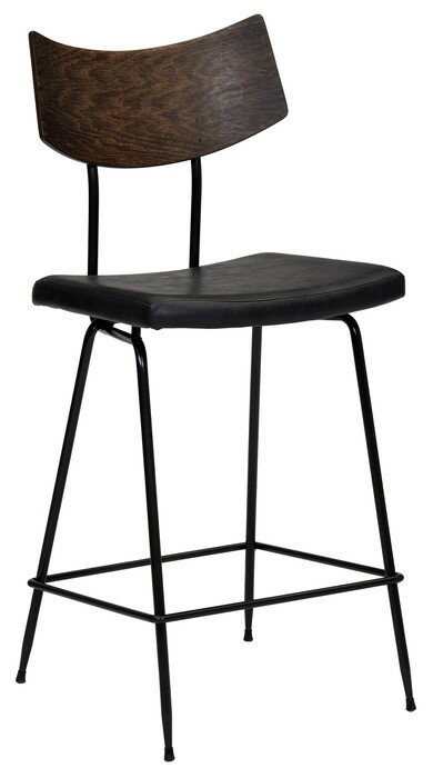 【直送品・大感謝価格】ソリ カウンター スツール 124452 SOLI COUNTER CHAIR STOOL S.OAK BK.L W450×D..