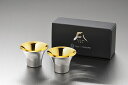 【直送品・大感謝価格】FM-103 富士山ぐい呑み2P中金 約φ45.5×50mm 60g 75ml 2019 STAGE GIFT CATALOG 229シリーズ