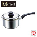 Mycrest マイクレスト ステンレス片手鍋 18cm MT-18S 229シリーズ 直送品。代引不可・返品キャンセル割引不可 深型 調理器具 キッチン アイテム プレゼント ギフト