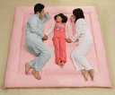 【直送品・大感謝価格】ファミリーサイズ敷きふとん(固わた入) 025799 ピンク 200×200cm