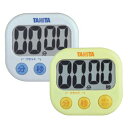 デカ見えタイマー TD-384 ホワイト 76×85×23.2mm【楽天倉庫直送】キッチン用品 調理器具 タイマー 軽量 キッチンタイマー