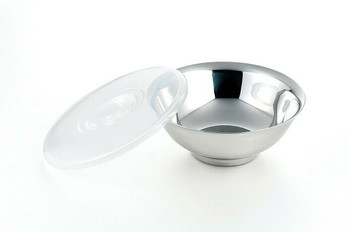 【直送品】メタル丼 蓋付 ミラー磨き仕様 387098 0180002 φ210×85mm 510g 1,200ml 2022 STAGE GIFT CAT..
