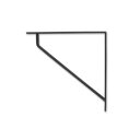 【2個セット】【直送品】ブラケットM ブラック/アンティークゴールド/シルバー 63315/63316/63693 W1.5×D18.5×H18.5 POSH LIVING 2022 Collection PARTS 291シリーズ【ヘルシ価格】DIY 工具 ネジ・釘・金属素材 ブラケット