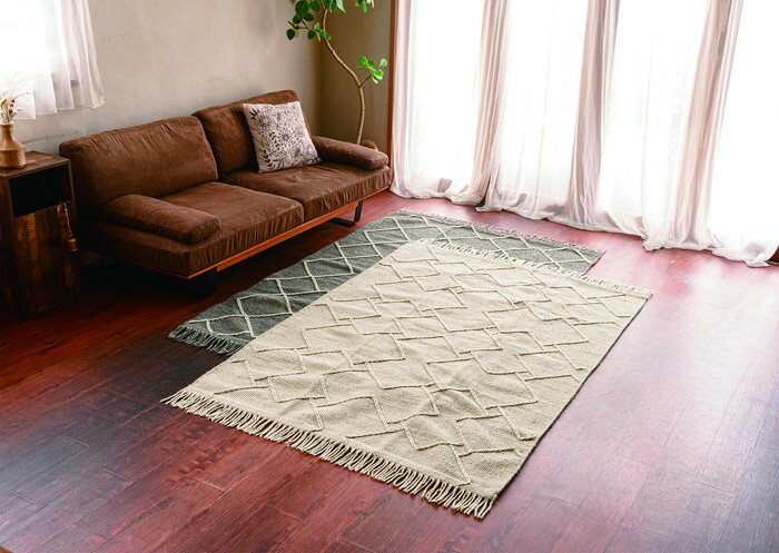 【直送品】リンク Link 100×140cm 28630-4542 BE&BE/28632-4542 CHA&BE CHOUETTE VOL.11【ヘルシ価格】インテリア カーペット マット 敷き物 ラグ 絨毯 じゅうたん