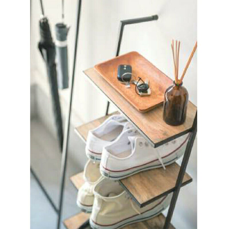 【直送品】ウォールシェルフ 3段 41350 W42×D20×H56 POSH LIVING 2024 Collection【ヘルシ価格】インテリア 収納家具 見せる収納 ラック 棚 シェルフ [2]