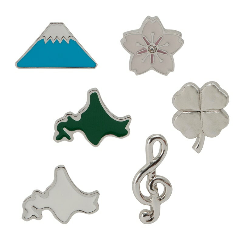 【2個セット】【直送品】ラペルピン 700-506 富士山/700-507 桜/700-508GR 北海道グリーン/700-508W 北海道ホワイト/700-5...