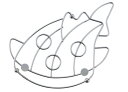 【2個セット】【直送品】なべしき 13660 ジンベエザメ/13661 マンボウ/13662 アザラシ/13663 ペンギン インテリアカタログVol.67【ヘ...