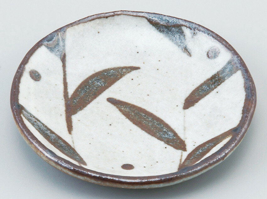 【2個セット】【直送品】福豆皿 45397 芦絵 φ7.7cm 舞陶館 BUTOUKAN【ヘルシ価格】キッチン用品 食器 皿 小皿 豆皿 和食器