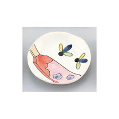 縁起小皿46414福羽根φ10cm...