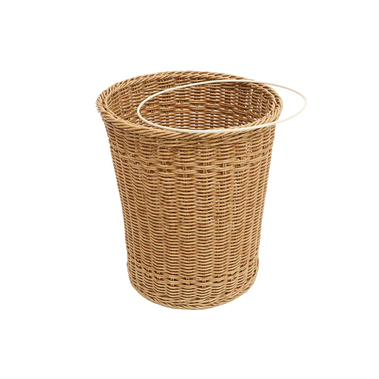 【直送品】ユティルナイール ラウンドダストボックス UTILE 1001898 直径260×h290mm 容量9L 530g 2025クレエSS【ヘルシ価格】インテリア ゴミ箱 ダストボックス ラタン シンプル円筒 [3]