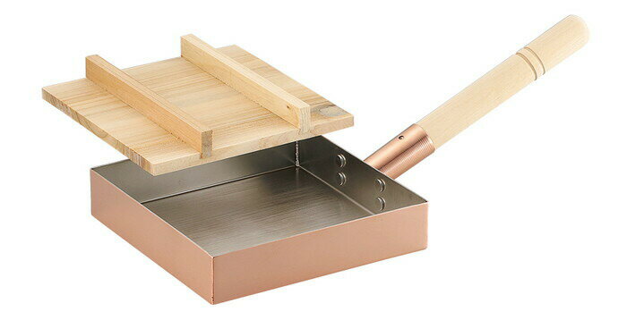 樂天商城 - 【直送品】本職用玉子焼き18cm(木蓋付) CNE117 15392 4995284500789 （180×180）×390×115mm 908g 2026 STAGE GIFT CATALOG【ヘルシ価格】キッチン用品 調理器具 フライパン 卵焼き器