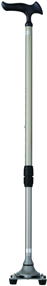 かるがも4ポイントステッキ ステンカラー杖 ステッキ 【楽天倉庫直送h】介護 移動器具 3支点 4支点 キ..