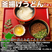 もちもちの麺をゆず香る甘口つゆで食す！宮崎名物釜あげうどん6食セット