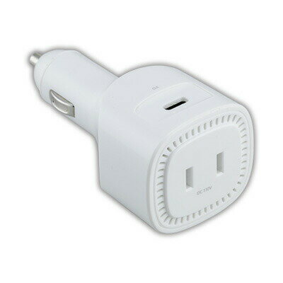 3Wayカーインバーター SV-7312【楽天倉庫直送h】 車載コンセント USB端子 Type-C端子 スマホ充電 シガーソケット