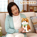 こんにちワン!しばいぬコウタ 【ヘルシ価格】 音声認識人形 ぬいぐるみ 柴犬 ペットロス おしゃべり 時計