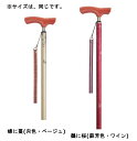 【軽量 伸縮杖】和彩 花鳥風月 身長約136-166cm 蝶に蔓/鶴に桜杖 ステッキ 歩行支援用品(4)