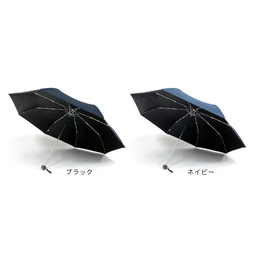 UVION ユビオン 3997 男の日傘 ブラックコーティング ブラック/ネイビー【ヘルシ価格】男の日傘 ブラックコーティング ファッション メンズオールシーズン 晴雨兼用折りたたみ傘