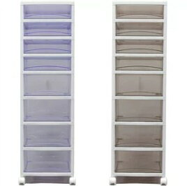 【直送品】アイリスオーヤマ スーパークリアチェスト 中型4段+深型4段 SCE-440/SCE-440インテリア 収納 家具 クリアータイプ チェスト キャスター付 送料無料 4905009996995