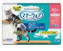 『【6個セット】マナーウェアねこ用 Sサイズ 38枚x6個セット』ペットグッズ 猫用品 トイレ用品 マナーウェア おむつ ねこ用 商品紹介 足まわりスッキリ構造：細型形状で、動きにフィットし嫌がらない。 ぴったりハイウエスト：動いてもズレにくい。 幅広のつけ直しらくらくテープ：簡単装着＆動いても外れにくい。 3段階に大きさ調整可能なシッポ穴。 サイズ・重量 容量 38枚×6個セット 商品説明 JANコード 4520699671832原材料：表面材:ポリオレフィン・ポリエステル不織布吸水材:吸水紙、綿状パルプ、高分子吸水材防水材:ポリエチレンフィルム止着材:ポリエステル伸縮材:ポリウレタン結合材:ホットメルト接着剤外装材:ポリエチレン製造国：日本製造販売元：ユニ・チャーム 株式会社 広告文責 (有)パルス　048-551-7965『【6個セット】マナーウェアねこ用 Sサイズ 38枚x6個セット』ペットグッズ 猫用品 トイレ用品 マナーウェア おむつ ねこ用