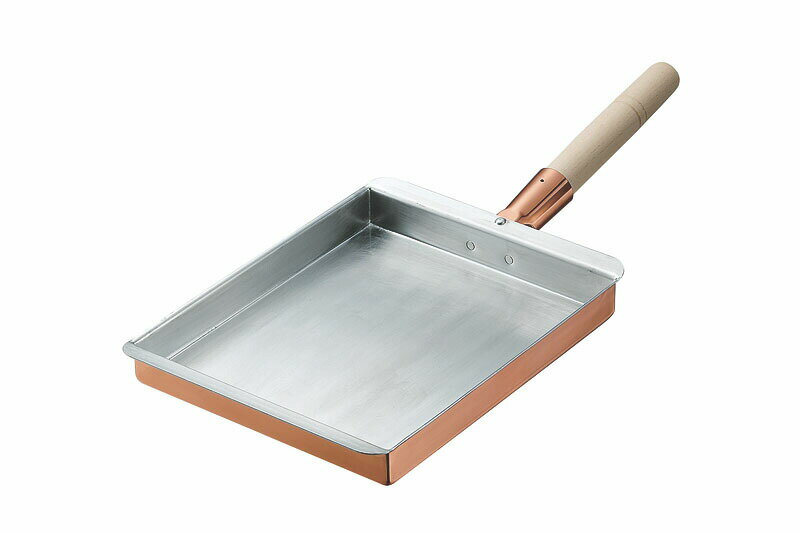 銅玉子焼関西型 21cm 【楽天倉庫直送h】 キッチン用品 調理器具 鍋 卵焼き器 玉子焼 銅製 フライパン