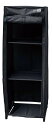 ロールアップシェルフラック デレック POLY-BLACK SLW240【楽天倉庫直送h】 インテリア 収納家具 シェルフラック 工具不要 組立式 簡易 ラック(3)