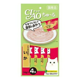 【3個セット】CIAO ちゅ～る とりささみ＆いか 14g×4x3個セット【楽天倉庫直送】 ペット 猫 食品 キャットフード おやつ