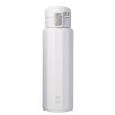 ポリゴーンヌ ワンタッチボトル 460ml ホワイト NM-344【楽天倉庫直送h】 ワンタッチボトル キッチン用品 水筒 マグボトル 保温 保冷両用