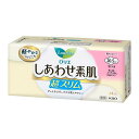 【直送品】【18個セット】ロリエエフ しあわせ素肌 超スリムふつうの日用羽つき 20.5cm 24個入x18個セット【ヘルシ価格】 衛生日用品 生理用品 紙ナプキン