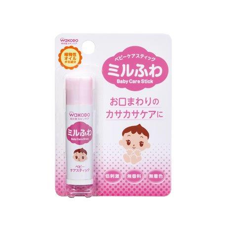 【直送品】【12個セット】ミルふわ ベビーケアスティック 5gx12個セット【ヘルシ価格】 ベビー リップケア ベビーリップ 植物性オイル成分 保湿成分配合 乾燥しやすいお口まわりに