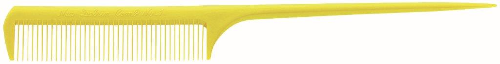 【5個セット】ニューデルリンリングコーム No.1並 レモンイエローx5個セット【ヘルシ価格】 化粧小物 ..