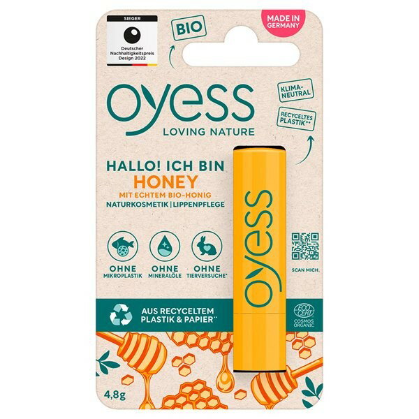 【直送品】【14個セット】OYESS リップクリーム ハニー 4.8gx14個セット 化粧品 コスメ スキンケア リップクリーム