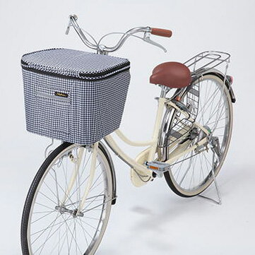 2段式 前カゴカバー 千鳥柄 KW-259F/CH自転車用アクセサリー 自転車カバー カゴカバー 前カゴカバー 千鳥柄 バスケットカバー 送料無料 【楽天倉庫直送h】