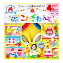 【3個セット】みんなでたのしい こむぎねんど 4色セットx3個セット【割引不可品】【返品キャンセル不可】 ベビー キッズ おもちゃ 知育玩具 ねんど 粘土 食品成分使用 安全