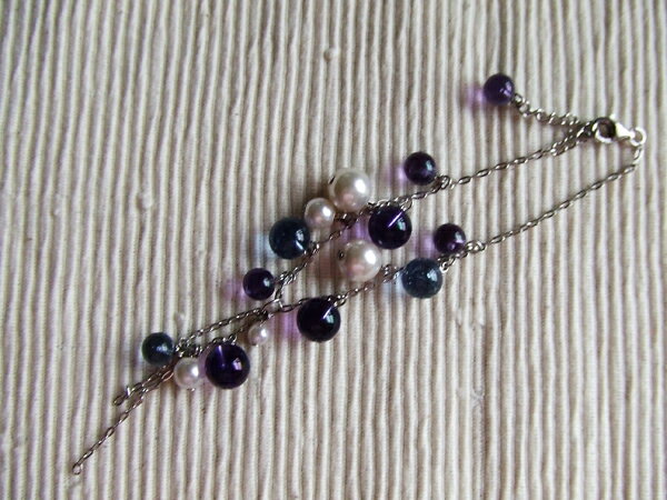 Glass Jewerly �֥쥹��å�(�֥롼)10P06Aug16