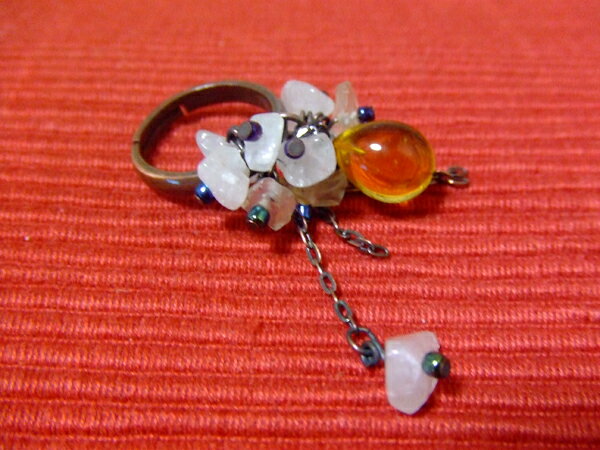 Beads - Glass Jewerly リング(イエロー 日本未入荷！10P03Dec16