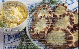 北欧フィンランド　フィンランド料理レシピのポストカード